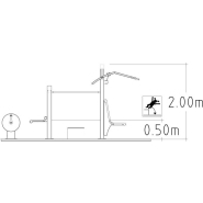 Équipement de fitness extérieur - Denfit Gym Combi 5 - 8065119 - Hags - Spécifications complètes_2