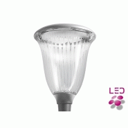 Luminaire d'éclairage public hapiled / led / 51 w / 5200 lm / en aluminium / hauteur conseillée 5 m