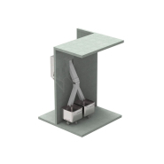 Machine à glace en écailles compacte avec groupe frigorifique intégré  - R449A - MAJA SAH 250 L_2