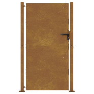 Vidaxl portail de jardin 105x180 cm acier corten 153266_2