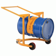 Chariot à fûts TOR HD-80A - Transport et basculement de fûts jusqu'à 365 kg_2