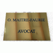 Plaque professionnelle - PVC - Trotec  (ep. 1.6mm)_2