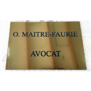 Plaque professionnelle - PVC - Trotec  (ep. 1.6mm)_3