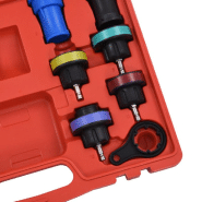 Vidaxl testeur de pression pour refroidissement et bouchon 18 pcs 210535_2