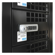 Armoire  en tôle électrozinguée pour la recharge jusqu'à 4 smartphones - e-kaze_2