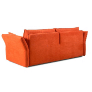 Canapé convertible express HOR 120x190 cm - Manchettes réglables - Tissu personnalisable - Matelas 13 cm_2