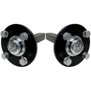 22x11.00-8 Knobby ATV Quad Trailer Kit Wheels, 40x40 Axles Load Capacity 310kgs_2