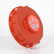 Couvercle Schütz Ø150 rouge UN + bonde 2