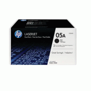 Pack de 2 toners noirs authentiques HP 05A LaserJet_2