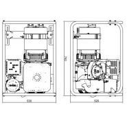 Groupe électrogène Ak-700-m - Inmesol - 740x530x520 - moteur Kohler CH-440 - 7,2 kWm - essence - démarrage manuel_2