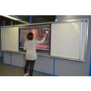 Mur d'écriture avec surface antirayures