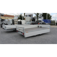 Remorque plateau Humbaur HT 303118 - 2 essieux, ridelles alu, roues dessous, 3100x1850 mm_2