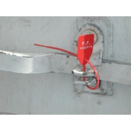 Scellé PP à tige Crantée ronde - Longueur 210 mm - Tige Ø2.5 mm - Rouge_2