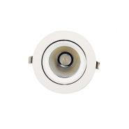 Downlight LED encastrable sur mesure 25W - 24º - 3000K/4000K/6000K - réf ESCARO25W - inclinaison fonctionnelle et lumière personnalisée_2