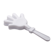 Applaudisseur en plastique en forme de main - Couleur blanche - Poids 20g_2