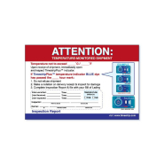 Indicateur temps/température Timestrip SeaFood +3°C - contrôle précis pour fruits de mer - paquet de 50_2