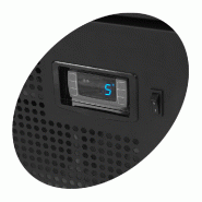 Vitrine réfrigérée FS - 2 ou 3 portes - Finition blanc ou noir - Cadre aluminium noir - Référence FS1600H_2