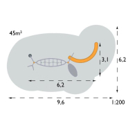 Structure multi-jeux 5 à 12 ans - Agito Zacko gris - 8002095 - Hags_2