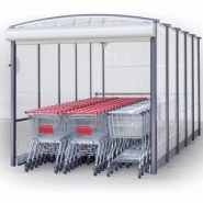 Abri pour chariot Sigma Special - Structure en aluminium - Box flexible avec système roulant verrouillable_2