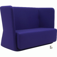 Canapé Softline Basket- 2 places - Feld Mauve 581, Standard_2