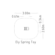 Jeu sur ressort Ely 1 place - réf 8044677 - Hags - Gris clair - Fondation à enterrer_2