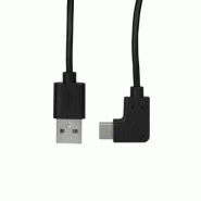 StarTech Cble de Charge USB-A vers USB-C de 1m, Coudé_2