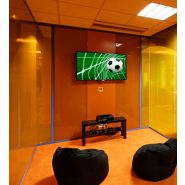 Cloison Partena 85 épure en mélaminé, stratifié, bois, métal ou vitrage