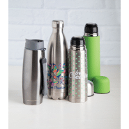 Bouteille thermos - double paroi en acier inoxydable - 850 ml - couleur argentée_2
