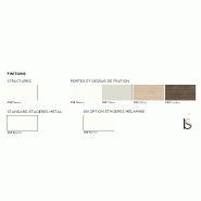 Grande armoire de rangement Pigreco - MARTEX. - Gris anthracite, Blanc pastel_2