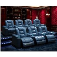 Chaise inclinable pour cinéma à domicile avec accoudoirs larges