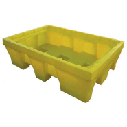 Bac de rétention (longitudinal) 240 litres plastique sans caillebotis_2