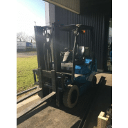 Chariot élévateur frontal gaz d'occasion Toyota 028FGF15 - Duplex - Hauteur de levage 3300 mm - Capacité 1500 kg_2