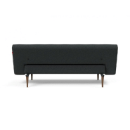 Canapé lit design Innovation Living UNFURL convertible 200x120 cm - Tissu bouclé Black Raven_2