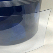 Lanières PVC antistatiques bleu azur – transparentes – 200 x 2 mm – résistantes et souples_2