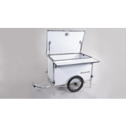 Remorque vélo caisson robuste, étanche et sécurisé, disponible en 6 tailles - Charge utile 150 kg_2