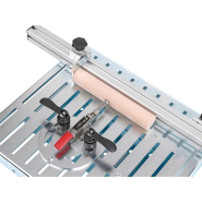 Table de bridage avec rail de butée 720 mm Optimum - Fixation sur table de perceuse - Réf. 5190015_2