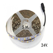 Ruban LED 24V 4.5W/m - 5m - IP20 intérieur - Référence rub24v60eco4k - économique et flexible_2