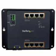 Switch Industriel POE+ Gigabit Ethernet 8 ports - 2 connexions MSA SFP - 30W - Switch Gbe Haute Puis_2