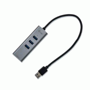 USB 3.0 Metal HUB 3 Port + Gigabit Ethernet Adapter_2