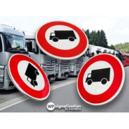 Panneau d'interdiction B8 - Accès interdit aux véhicules de transport de marchandises - WP Signalisation_2