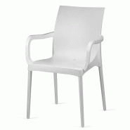 Fauteuil visiteur intérieur-extérieur empilable So Pomezia - P01_2