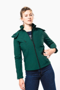 Veste softshell à capuche amovible femme - Réf: K414 - Kariban - Imperméable et respirante_2