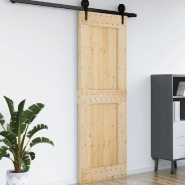 Vidaxl porte narvik 80x210 cm bois massif de pin 154437_2