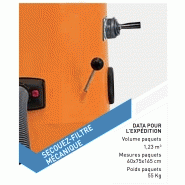 Aspirateur pour machines de ponçage parquet - Sodevak 55 avec système cyclone et moteur monophasé_2