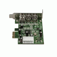 Carte adaptateur PCI Express vers 3 ports FireWire - Faible encombrement - 800 et 400_2