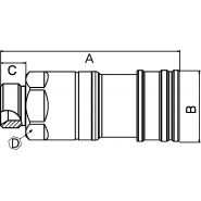 Série 788 ultraFLOW - Coupleur en acier inoxydable DN20 - CEJN_2