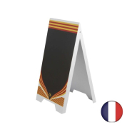 Stop trottoir chevalet plastique personnalisé - PFN36, PFN29, PFN36-01 à 05_2