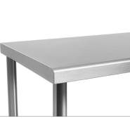 Table en inox centrale 100 x 70 cm_2
