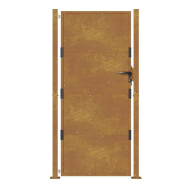 Vidaxl portail de jardin 105x205 cm acier corten 153207_2