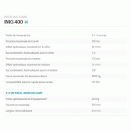 Pinces de tri Indeco IMG 400H - réversibles, maniables et puissantes_2